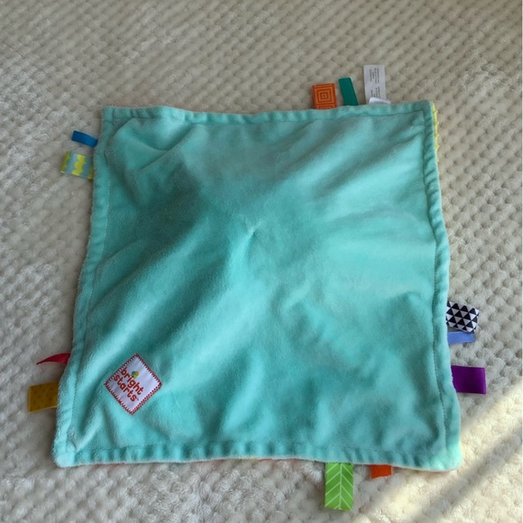 Bright Starts Taggies Plush Lion Lovey Security Blanket Stuffed Animal Toy - Picture 5 of 10